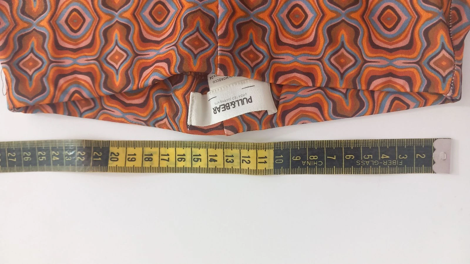 Calças padrao geométrico,  Pull & Bear, tam XS – photo 5